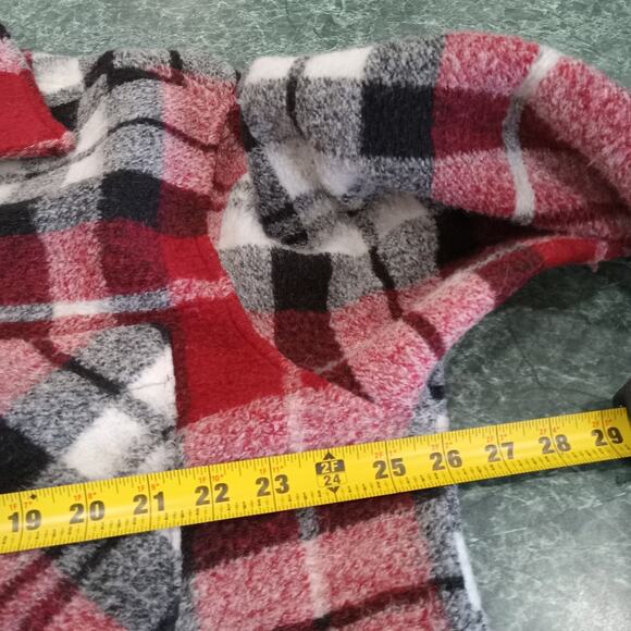 Zara Shacket Jacket Mens Womens Oversized Small Plaid Wool Blend Overshirt Cozy - Picture 10 of 14